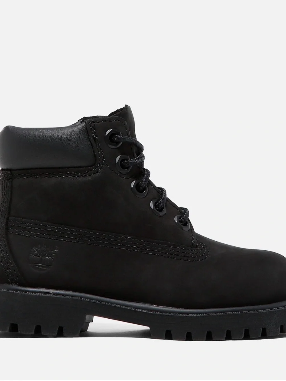 Timberland Kids Black Lace-Up Rugged Ankle Boot